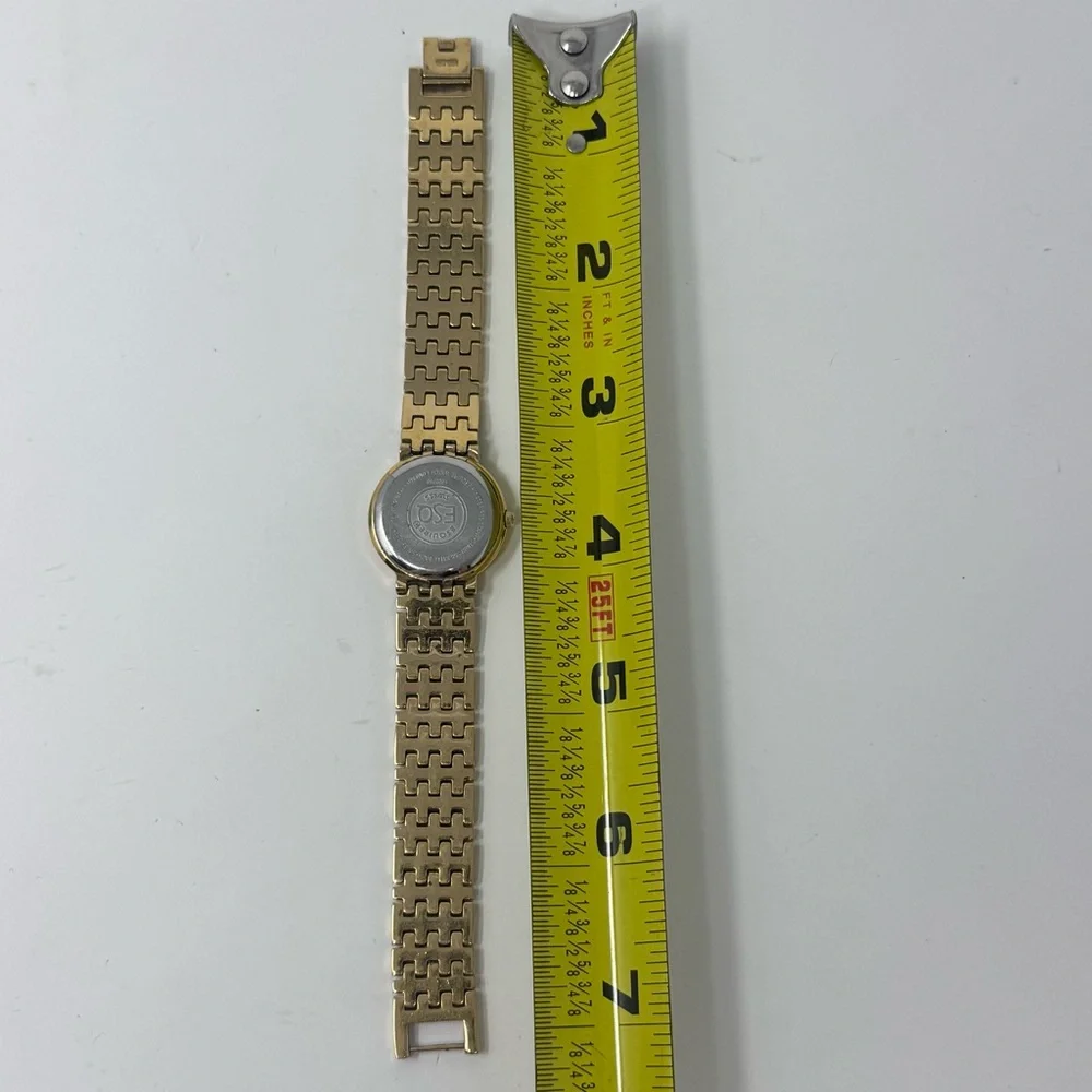 Swiss ESQ Esquire by Movado Diamond Dial Watch in gold tone beautiful